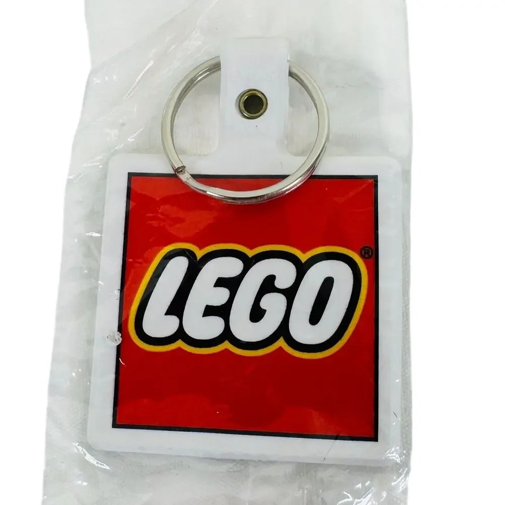 LEGO VIP 1964 Retro Logo Rubber Keychain‎ Keyring New